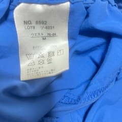 outdoor青ハーフパンツM サイズの画像