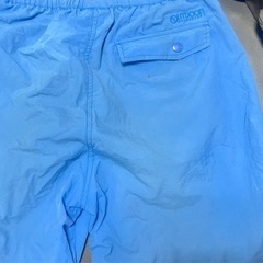 outdoor青ハーフパンツM サイズの画像