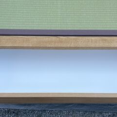 美品！NITORI ニトリ 畳ベッド シングル シデン ライトブラウン 収納引き出し ベッドガード マットレス付きの画像