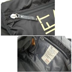 TOUGH Jeansmith ショルダーバッグ 黒×黄 LIFT HERE 幅43×マチ15×高さ30cm タフジーンズスミス 肩下げ かばん 鞄 札幌市 清田区 平岡の画像