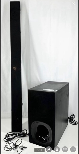 【音出しOK】 SONY ソニー SA-NT3 SA-WNT3 サブウーファー サウンドバー セット テレビ用スピーカー ホームシアター 16年製