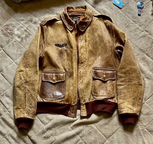 1940年代 フライトジャケット A-2 オリジナル ヴィンテージ
