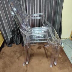 美品①ダイニングチェア イス 1人掛けイス  韓国インテリア FurniHunter clear-dining-chairの画像