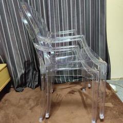 美品②ダイニングチェア イス 1人掛けイス 韓国インテリア FurniHunter clear-dining-chairの画像