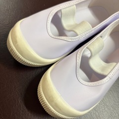 白の上靴 17cmの画像