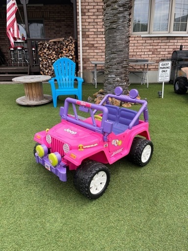 希少！power wheels 電動乗用玩具 バービー