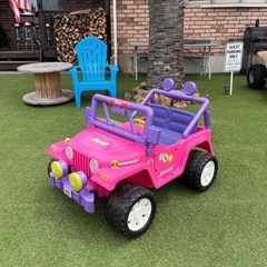 希少！power wheels 電動乗用玩具 バービー