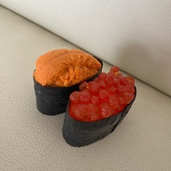 食品サンプル　お寿司 うに　いくら　ストラップ