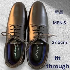 【新品】メンズ ビジネスシューズ 27.5cm スタイリッシュ ...