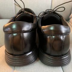 【新品】メンズ ビジネスシューズ 27.5cm スタイリッシュ ブラック 軽量の画像