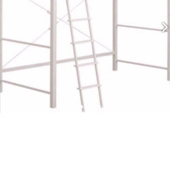ロフトベッド　白