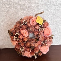 ドライフラワー　飾り　ドライフラワーリース　造花　の画像
