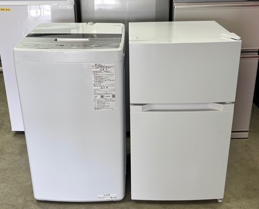 ⭐︎札幌限定 2点 冷蔵庫 87L 2024年 洗濯機 4.5kg 2023年 札幌市