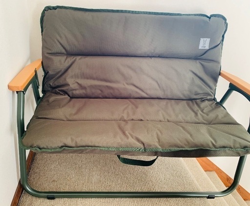 [美品] DOD グッドラック ソファ / 2人掛け折りたたみチェア