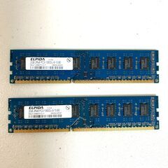 GeForce GTS 450 グラフィックボード GALAXY ELPIDA メモリ 2GB 2Rx8 PC3-10600U-9-10-B0 2個mの画像