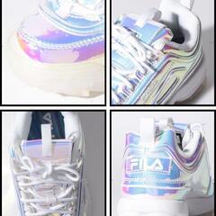 FILA・F06070775ディスラフ
ター2 IRIイリディセント/ホワイト 【レディース スニー
カー FILA フィラ】の画像