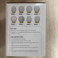 ⭐︎新品未使用⭐︎ アロマディフューザー　 加湿器 7色 LED KP-A04の画像