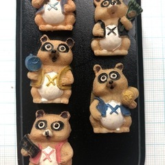 福たぬき　他抜きだ開運　オブジェ　壁飾り　工芸品の画像