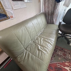 ソファーベット　３人掛 美品