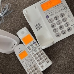 値下げ中【SHARP_JD-G56CL】コードレス電話機（親機＋子機1機）の画像