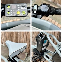 【新車】ブリヂストン 電動アシスト自転車(幼児2人同乗用)同スペック同カラー 他1台ございます【PayPayお支払い出来ます】の画像