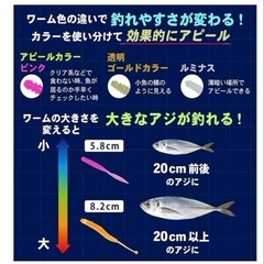新品未使用 魚釣り 疑似餌 【FiJager（フィエーガー）ワーム】アジ釣り アジング ジグヘッド ケース付きの画像