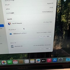 Macbook Air M1 SSD 512 超美品　動作品の画像