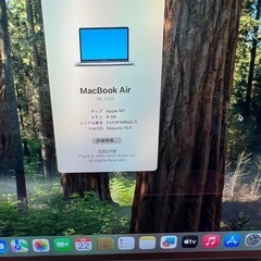 Macbook Air M1 SSD 512 超美品　動作品の画像