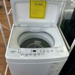 ★ジモティー割あり★ｱｸｱ/5kg洗濯機/2023/クリーニング...