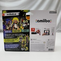 【ドリーム川西店御来店限定】未開封　amiibo スプラトゥーン　トリプルセット／クリーニング済み 【2002634255600052】の画像