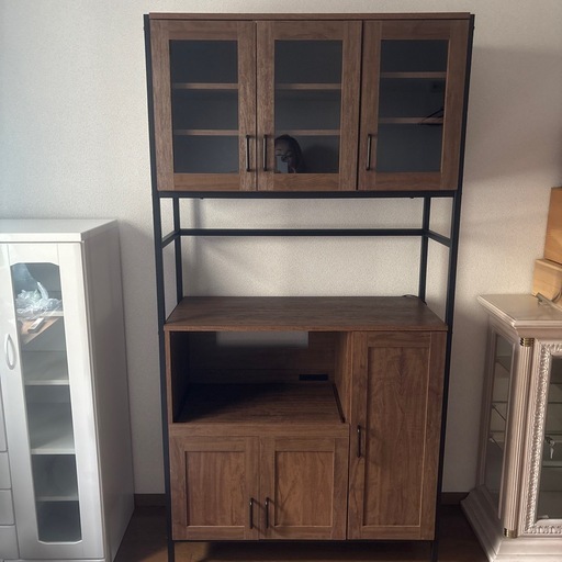 中古】ニトリキッチンボード｜ヴィンテージキッチンボード18120（WAL