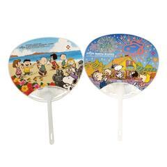 𓃡スヌーピー うちわ 2点セット 夏グッズ 団扇 PEANUTS 未使用品𓃡の画像