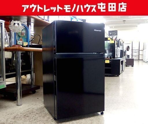 2ドア冷蔵庫 87L 2024年製 HR-K91HB ハイセンス 百Lクラス以下