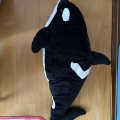 シャチの大きいぬいぐるみ
