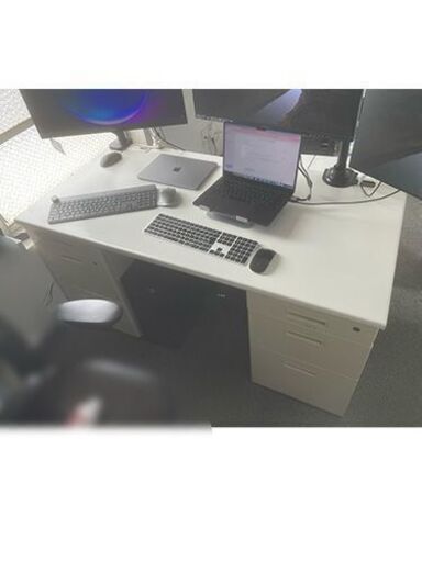 社長デスク・袖机２点の3点セット