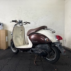 YAMAHA ヤマハ ビーノ  Vino SA26J 低燃費の4サイクル原付バイク 部品取りジャンク品 福岡市内発 全国陸送可能の画像
