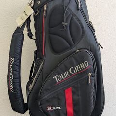【ゴルフバック】使用感少　RAM TOUR GRIND ラム　ツアーグラインド　細身 キャディ ゴルフバッグの画像