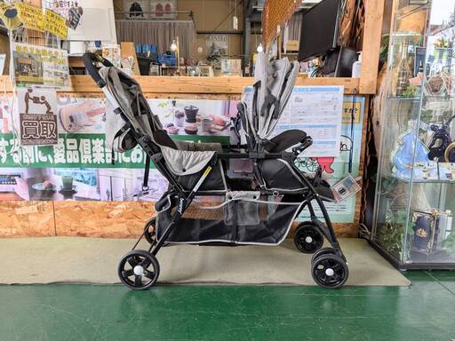 【愛品倶楽部柏店】besrey ベスレイ AB型 折りたたみ 二人乗り ベビーカー