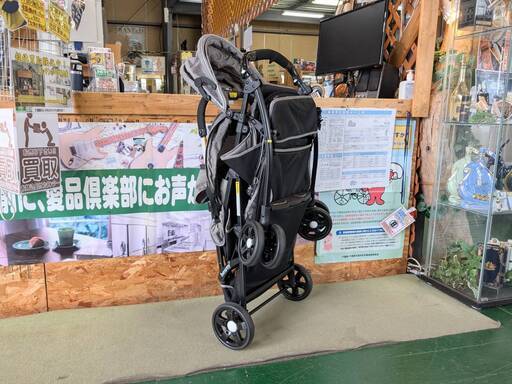 【愛品倶楽部柏店】besrey ベスレイ AB型 折りたたみ 二人乗り ベビーカー