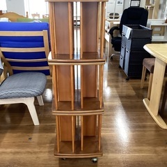 回転式本棚【町田市再生家具】250884