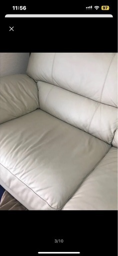 三人掛けソファー　半年使用