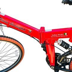  ランボルギーニ折畳み自転車  美品 状態良好 空気入付の画像