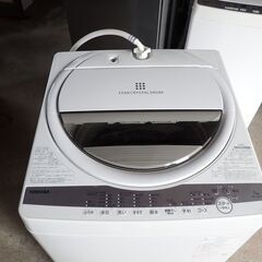 K 【直接引取】2021年製 TOSHIBA 東芝電気洗濯機 AW-7G9 中古品 全自動洗濯機の画像