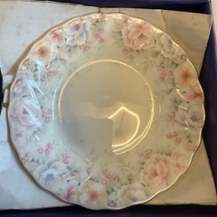 Narumi Bone China ナルミ フローレンス 少深皿 5客セット 花の画像