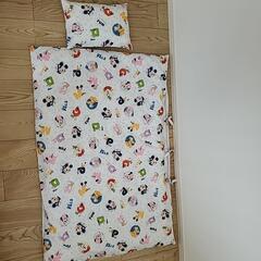 お昼寝　掛け布団　枕　ディズニー　ミッキー