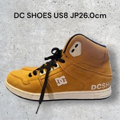 DCシューズ ADYS100438 ホワイト 茶 26cm US...