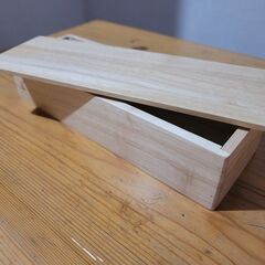 木製BOX　(カトラリー、小物入れなどに)の画像