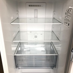【美品】ノンフロン冷凍冷蔵庫 シャープ SHARP 2ドア 冷蔵庫　179L SJ-D18J-W ホワイト 2022年製　冷凍庫　の画像