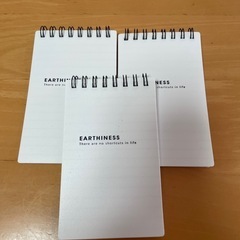 手のひらサイズ　メモ帳3冊