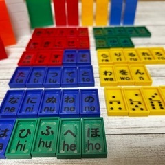 訳あり価格 ブロック＆ドミノ 知育 ひらがな＆ローマ字❁¨̮の画像